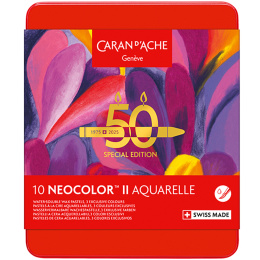 Neocolor II Aquarelle 50 Years Pop 10-sæt i gruppen Kunstnerartikler / Kunstnerfarver / Pastel / Vokspasteller hos Pen Store (135630)