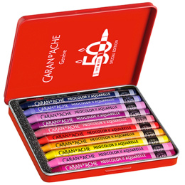 Neocolor II Aquarelle 50 Years Pop 10-sæt i gruppen Kunstnerartikler / Kunstnerfarver / Pastel / Vokspasteller hos Pen Store (135630)