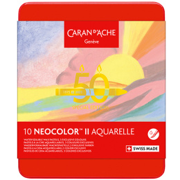 Neocolor II Aquarelle 50 Years Pastel 10-sæt i gruppen Kunstnerartikler / Kunstnerfarver / Pastel / Vokspasteller hos Pen Store (135631)