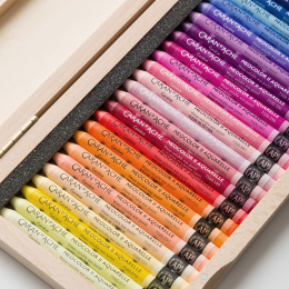 Neocolor II Aquarelle 50 years Wooden Box 50-sæt i gruppen Kunstnerartikler / Kunstnerfarver / Pastel / Vokspasteller hos Pen Store (135633)