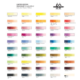 Neocolor II Aquarelle 50 years Wooden Box 50-sæt i gruppen Kunstnerartikler / Kunstnerfarver / Pastel / Vokspasteller hos Pen Store (135633)