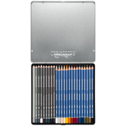 The Aquarino Box akvarelsæt med 24 dele i gruppen Penne / Kunstnerpenne / Akvarelblyanter hos Pen Store (135647)
