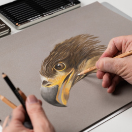 Eagle Tegnesæt 12 dele i gruppen Penne / Kunstnerpenne / Pastelblyanter hos Pen Store (135655)