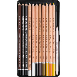 Eagle Tegnesæt 12 dele i gruppen Penne / Kunstnerpenne / Pastelblyanter hos Pen Store (135655)