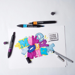 Promarker Modern Lettering Wallet 25-sæt i gruppen Penne / Kunstnerpenne / Illustrationmarkers hos Pen Store (135657)
