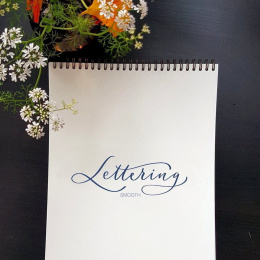 Ink & Lise Lettering Pad A5 i gruppen Papir & Blok / Kunstnerblok / Tegnings- og skitseblok hos Pen Store (135659)