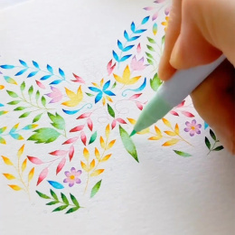 Clean Color Real Brush Illustration sæt 8 stk 2 i gruppen Penne / Kunstnerpenne / Penselpenne hos Pen Store (135664)