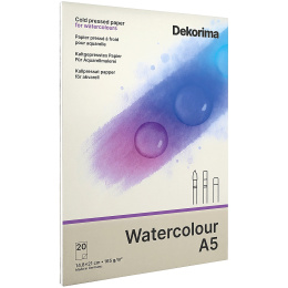 Watercolour Pad 165g A5 i gruppen Papir & Blokke / Kunstnerblokke / Akvarelblokke hos Pen Store (135679)