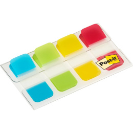 Post-it Index Tabs 15,8 x 38.1 mm Strong, 4 Colours i gruppen Papir & Blok / Skriv og noter / Post-it og notesblokke hos Pen Store (135699)