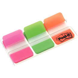 Post-it Index Tabs 25.4 x 38.1 mm Strong, 3 Colours i gruppen Papir & Blok / Skriv og noter / Post-it og notesblokke hos Pen Store (135700)