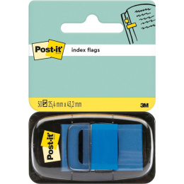 Post-it Indeksfaner 25,4 x 43,2 mm Blå i gruppen Papir & Blok / Skriv og noter / Post-it og notesblokke hos Pen Store (135702)