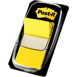 Post-it Indeksfaner 25,4 x 43,2 mm Gul i gruppen Papir & Blok / Skriv og noter / Post-it og notesblokke hos Pen Store (135704)