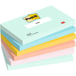 Post-it 76x127 Farvemix Beachside 6-pak i gruppen Papir & Blok / Skriv og noter / Post-it og notesblokke hos Pen Store (135710)