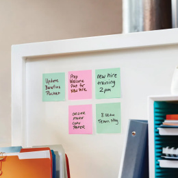 Post-it 76x127 Farvemix Beachside 6-pak i gruppen Papir & Blok / Skriv og noter / Post-it og notesblokke hos Pen Store (135710)
