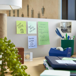 Post-it Super Sticky 76x127 Farvemix Oasis 5-pak i gruppen Papir & Blok / Skriv og noter / Post-it og notesblokke hos Pen Store (135718)