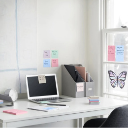 Post-it Super Sticky 47,6x47,6 Farvemix Soulful 12-pak i gruppen Papir & Blok / Skriv og noter / Post-it og notesblokke hos Pen Store (135721)