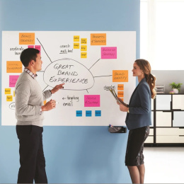 Post‑it Super Sticky 152×101 Meeting farvemix Neon 4‑pakke i gruppen Papir & Blok / Skriv og noter / Post-it og notesblokke hos Pen Store (135734)