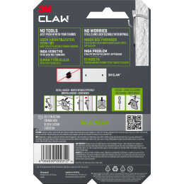 Claw Billedkrog til gipsvæg 11 kg 4-pak i gruppen Hobby & Kreativitet / Organisere / Rammer / Billedeophæng hos Pen Store (135736)