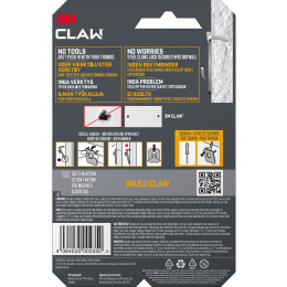 Claw Billedkrog til gipsvæg 20 kg 4-pak i gruppen Hobby & Kreativitet / Organisere / Rammer / Billedeophæng hos Pen Store (135738)