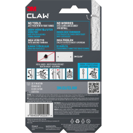 Claw Billedkrog til gipsvæg 7 kg 2-pak i gruppen Hobby & Kreativitet / Organisere / Rammer / Billedeophæng hos Pen Store (135740)