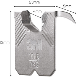 Claw Billedkrog til gipsvæg 7 kg 4-pak i gruppen Hobby & Kreativitet / Organisere / Rammer / Billedeophæng hos Pen Store (135741)