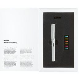 Safari All White Set Medium i gruppen Penne / Fine Writing / Fyldepenne hos Pen Store (135752)