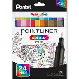 Pointliner Colour 24-sæt i gruppen Penne / Kunstnerpenne / Tusser hos Pen Store (135773)