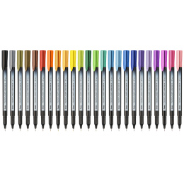 Pointliner Colour 24-sæt i gruppen Penne / Kunstnerpenne / Tusser hos Pen Store (135773)