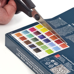 Inktense Akvarelfarve 24 halvkopper i gruppen Kunstnerartikler / Kunstnerfarver / Akvarelmaling / Akvarelfarve i kop hos Pen Store (135795)
