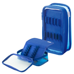 Penalhus Transparent Blå i gruppen Penne / Pentilbehør / Penalhus og etui hos Pen Store (135797)