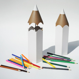 Penneholder Blyant Hvid i gruppen Hobby & Kreativitet / Organisere / Hjemmekontor hos Pen Store (135849)