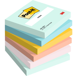 Post-it 76x76 Farvemix Beachside 6-pak i gruppen Papir & Blok / Skriv og noter / Post-it og notesblokke hos Pen Store (135853)