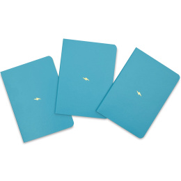 Bullet Journal Pocket 3-pak Turquoise25 i gruppen Papir & Blok / Skriv og noter / Skriveblokke og hæfter hos Pen Store (136020)