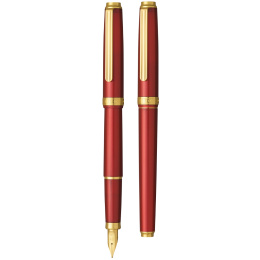 BISO Fyldepen Flame Red i gruppen Penne / Fine Writing / Fyldepenne hos Pen Store (136079_r)