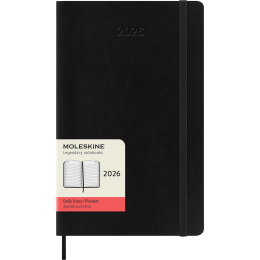 Kalender 12M Daily 2026 Softcover Large Black i gruppen Papir & Blok / Kalendere / 12 mdr kalendere hos Pen Store (136082)