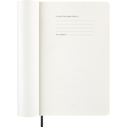 Kalender 12M Daily 2026 Softcover Large Black i gruppen Papir & Blok / Kalendere / 12 mdr kalendere hos Pen Store (136082)
