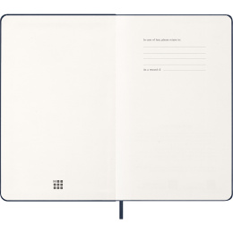 Kalender 12M Daily 2026 Hardcover Large Sapphire Blue i gruppen Papir & Blok / Kalendere / 12 mdr kalendere hos Pen Store (136086)