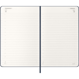 Kalender 12M Daily 2026 Hardcover Large Sapphire Blue i gruppen Papir & Blok / Kalendere / 12 mdr kalendere hos Pen Store (136086)