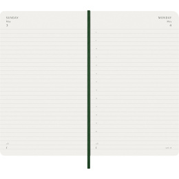Kalender 12M Daily 2026 Softcover Large Myrtle Green i gruppen Papir & Blok / Kalendere / 12 mdr kalendere hos Pen Store (136088)