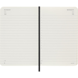 Kalender 12M Daily 2026 Softcover Pocket Black i gruppen Papir & Blok / Kalendere / 12 mdr kalendere hos Pen Store (136091)