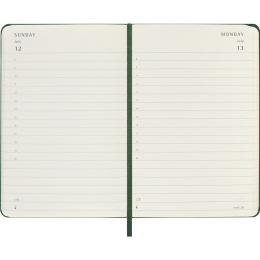 Kalender 12M Daily 2026 Hardcover Pocket Myrtle Green i gruppen Papir & Blok / Kalendere / 12 mdr kalendere hos Pen Store (136092)