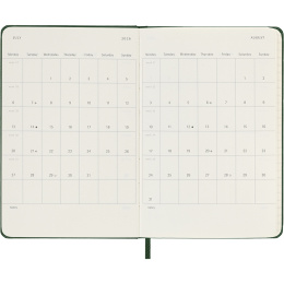 Kalender 12M Daily 2026 Hardcover Pocket Myrtle Green i gruppen Papir & Blok / Kalendere / 12 mdr kalendere hos Pen Store (136092)