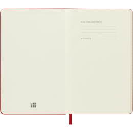 Kalender 12M Daily 2026 Hardcover Pocket Red i gruppen Papir & Blok / Kalendere / 12 mdr kalendere hos Pen Store (136093)