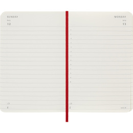 Kalender 12M Daily 2026 Softcover Pocket Red i gruppen Papir & Blok / Kalendere / 12 mdr kalendere hos Pen Store (136094)
