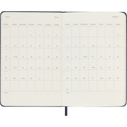 Kalender 12M Daily 2026 Hardcover Pocket Sapphire Blue i gruppen Papir & Blok / Kalendere / 12 mdr kalendere hos Pen Store (136095)
