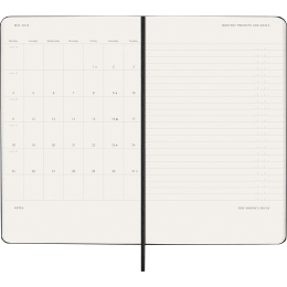 Kalender 12M Weekly Vertical PRO 2026 Hardcover Large Black i gruppen Papir & Blok / Kalendere / 12 mdr kalendere hos Pen Store (136100)