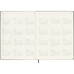 Kalender 12M M+ Digital Planner Weekly Vertical 2026 XL Black i gruppen Papir & Blok / Kalendere / 12 mdr kalendere hos Pen Store (136102)