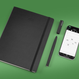 Kalender 12M M+ Digital Planner Weekly Note 2026 Large Black i gruppen Papir & Blok / Kalendere / 12 mdr kalendere hos Pen Store (136103)