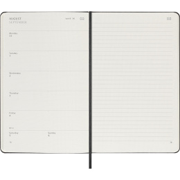 Kalender 12M M+ Digital Planner Weekly Note 2026 Large Black i gruppen Papir & Blok / Kalendere / 12 mdr kalendere hos Pen Store (136103)