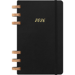 Kalender 12M Spiral Planner 2026 Large Black i gruppen Papir & Blok / Kalendere / 12 mdr kalendere hos Pen Store (136104)